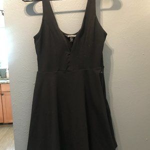 Comfortable little black dress with shorts